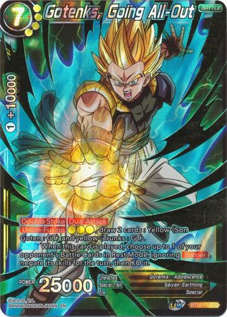 Gotenks, Going All-Out (BT10-110) [Rise of the Unison Warrior 2nd Edition] | Pegasus Games WI