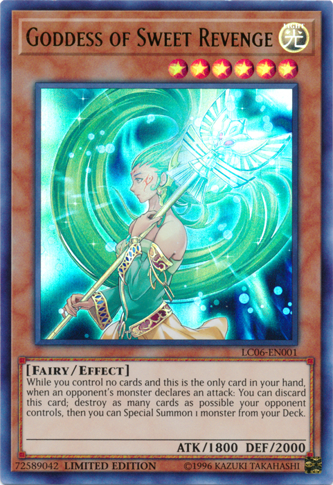 Goddess of Sweet Revenge - LC06-EN001 [LC06-EN001] Ultra Rare | Pegasus Games WI