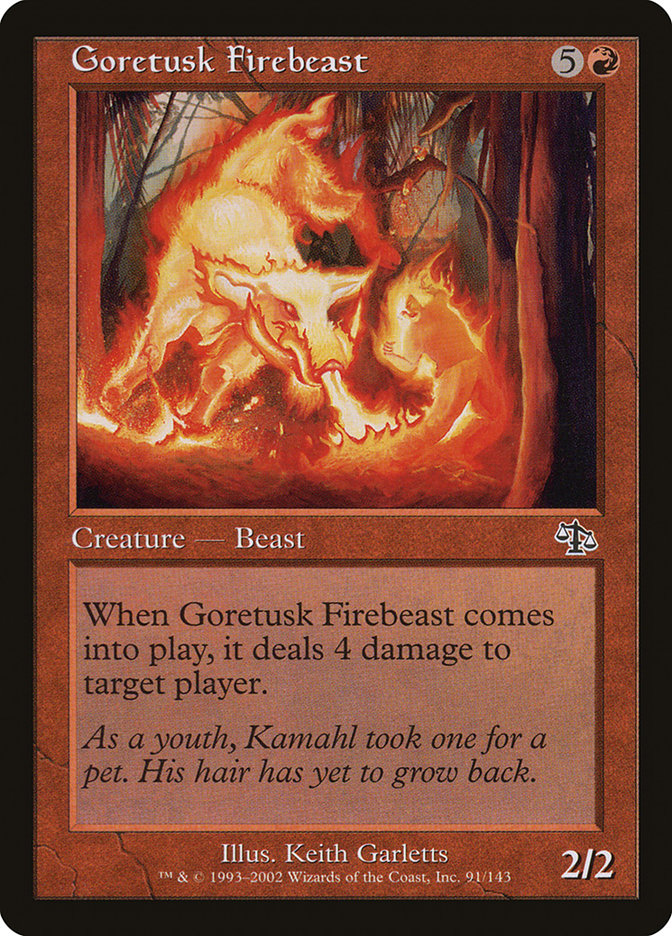 Goretusk Firebeast [Judgment] | Pegasus Games WI