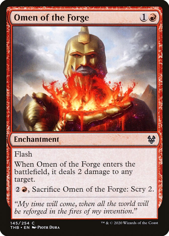 Omen of the Forge [Theros Beyond Death] | Pegasus Games WI