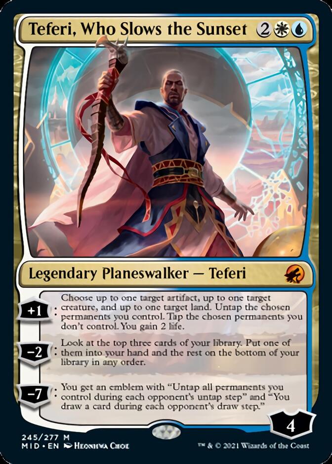 Teferi, Who Slows the Sunset [Innistrad: Midnight Hunt] | Pegasus Games WI