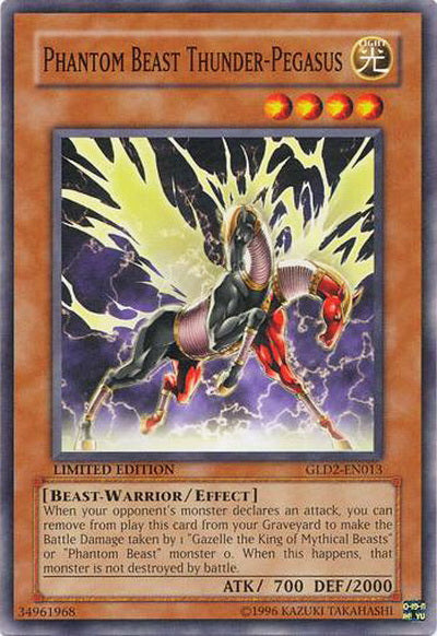 Phantom Beast Thunder-Pegasus [GLD2-EN013] Common | Pegasus Games WI