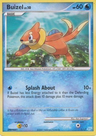 Buizel (1/12) [Diamond & Pearl: Trainer Kit - Manaphy] | Pegasus Games WI