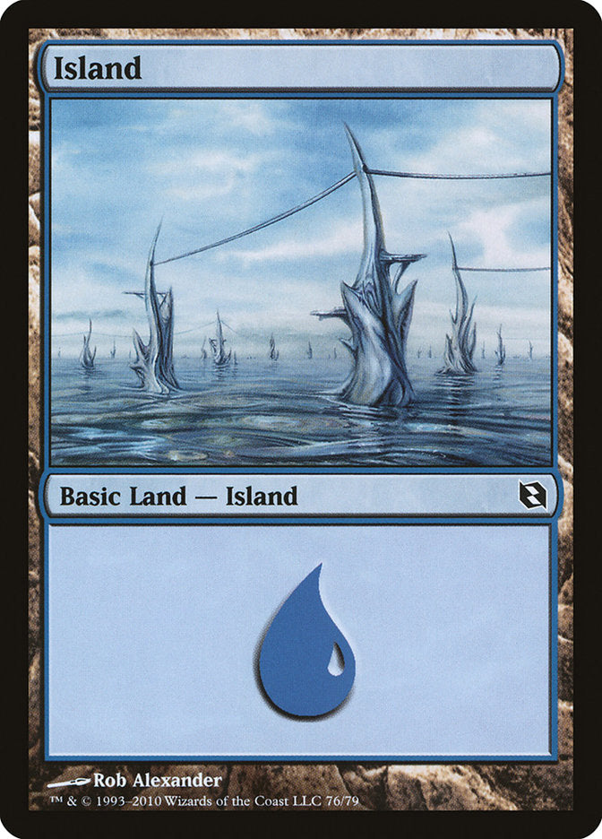Island (76) [Duel Decks: Elspeth vs. Tezzeret] | Pegasus Games WI