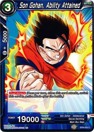 Son Gohan, Ability Attained [BT6-032] | Pegasus Games WI