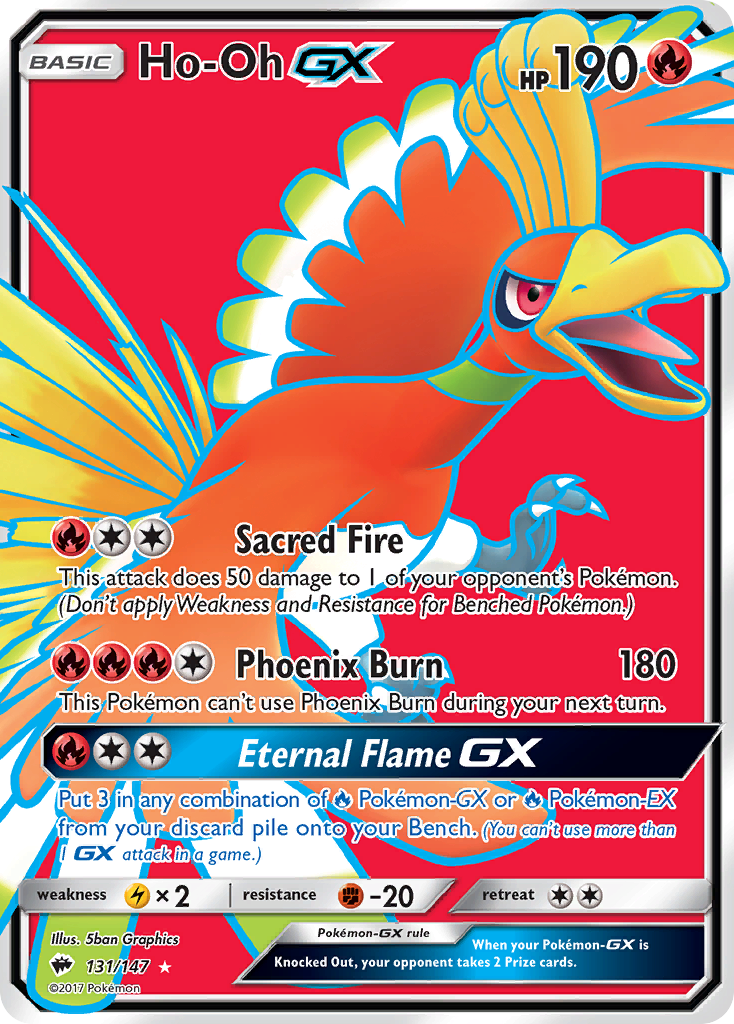 Ho-Oh GX (131/147) [Sun & Moon: Burning Shadows] | Pegasus Games WI