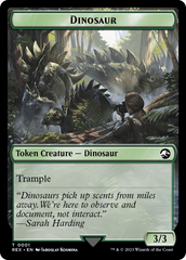 Treasure (0002) // Dinosaur (0001) Double-Sided Token [Jurassic World Collection Tokens] | Pegasus Games WI