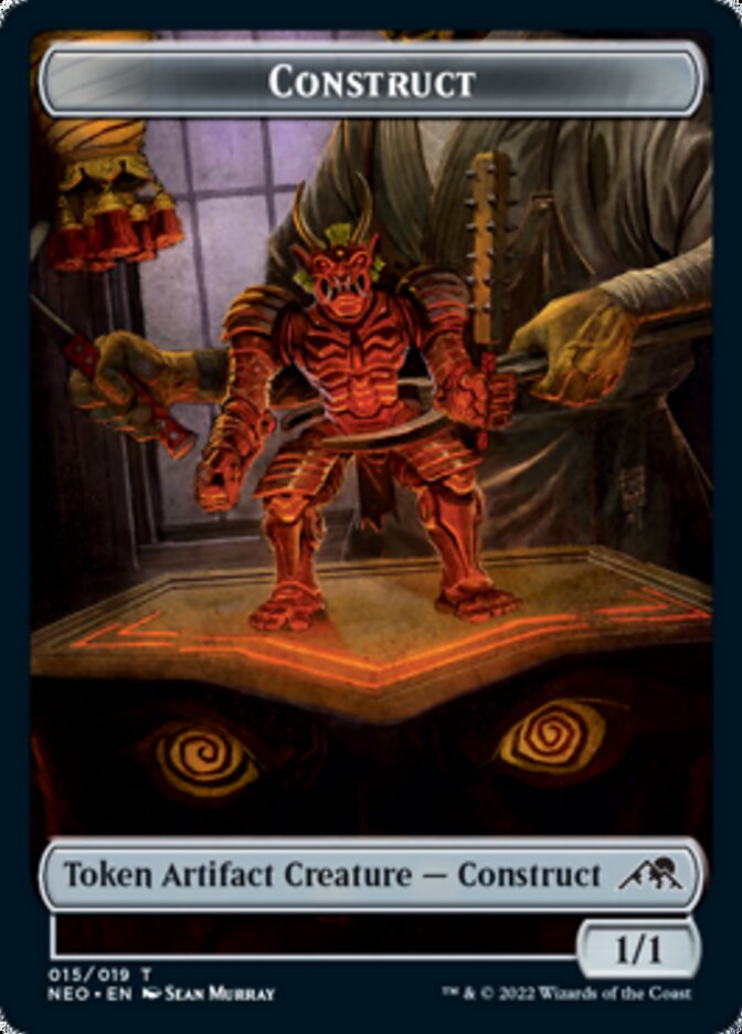 Construct (015) // Blood (017) Double-Sided Token [Challenger Decks 2022 Tokens] | Pegasus Games WI