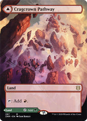 Cragcrown Pathway // Timbercrown Pathway (Borderless Alternate Art) [Zendikar Rising] | Pegasus Games WI