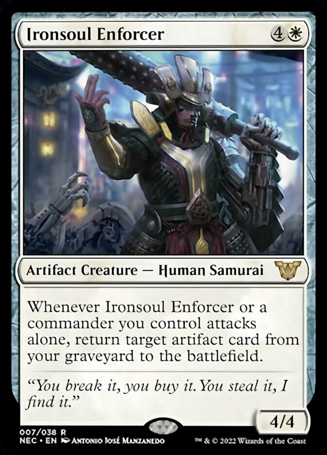 Ironsoul Enforcer [Kamigawa: Neon Dynasty Commander] | Pegasus Games WI