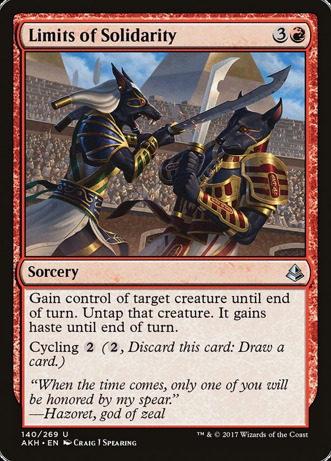 Limits of Solidarity [Amonkhet] | Pegasus Games WI