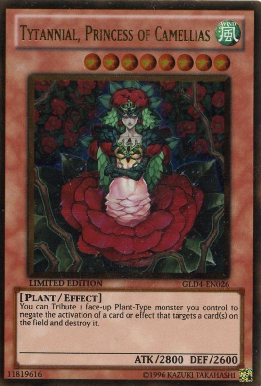 Tytannial, Princess of Camellias [GLD4-EN026] Gold Rare | Pegasus Games WI