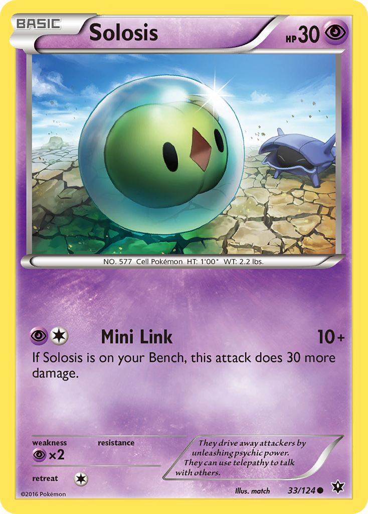 Solosis (33/124) [XY: Fates Collide] | Pegasus Games WI