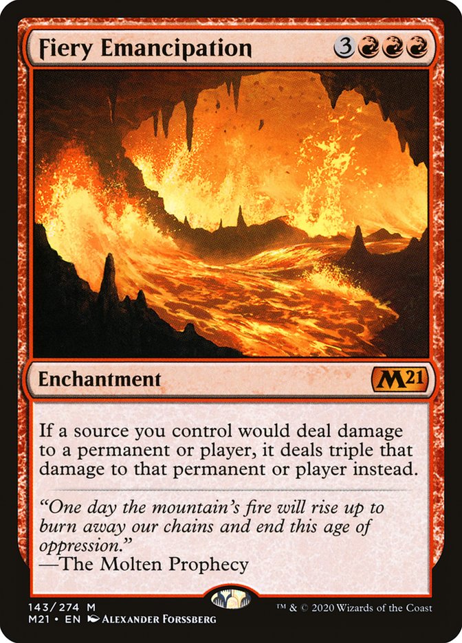 Fiery Emancipation [Core Set 2021] | Pegasus Games WI