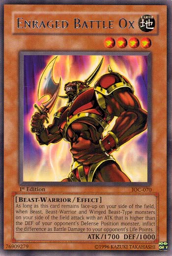 Enraged Battle Ox [IOC-070] Rare | Pegasus Games WI