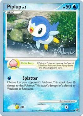 Piplup LV.8 (72/100) (Empotech - Dylan Lefavour) [World Championships 2008] | Pegasus Games WI