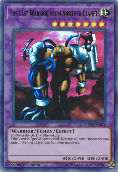 The Last Warrior from Another Planet [DUOV-EN076] Ultra Rare | Pegasus Games WI