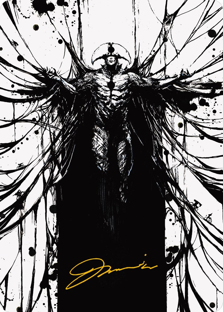 Sinew Dancer Art Card (Gold-Stamped Signature) [Phyrexia: All Will Be One Art Series] | Pegasus Games WI