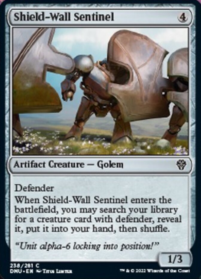 Shield-Wall Sentinel [Dominaria United] | Pegasus Games WI