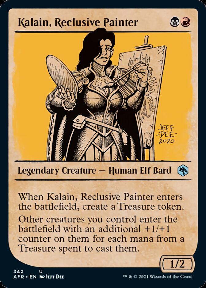 Kalain, Reclusive Painter (Showcase) [Dungeons & Dragons: Adventures in the Forgotten Realms] | Pegasus Games WI