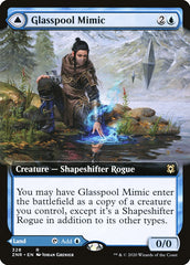 Glasspool Mimic // Glasspool Shore (Extended Art) [Zendikar Rising] | Pegasus Games WI