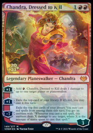 Chandra, Dressed to Kill [Innistrad: Crimson Vow Prerelease Promos] | Pegasus Games WI