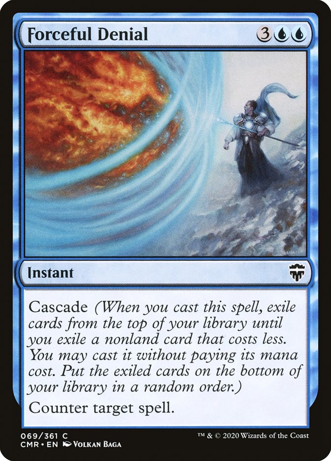 Forceful Denial [Commander Legends] | Pegasus Games WI