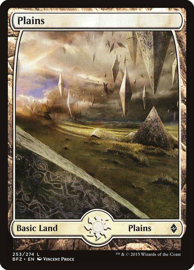 Plains (253) (Full Art) [Battle for Zendikar] | Pegasus Games WI