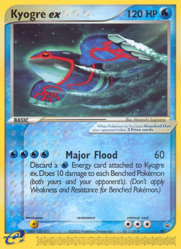 Kyogre ex (001) [Nintendo: Black Star Promos] | Pegasus Games WI