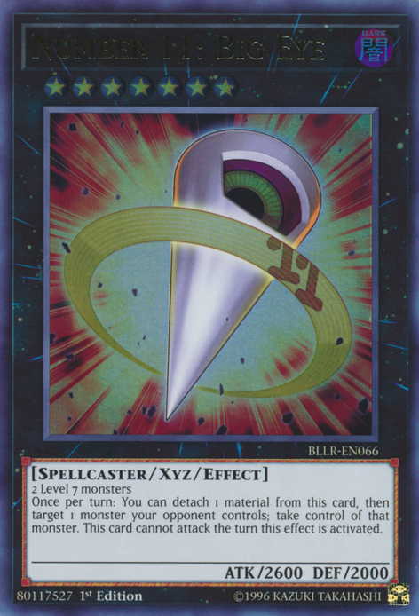 Number 11: Big Eye [BLLR-EN066] Ultra Rare | Pegasus Games WI