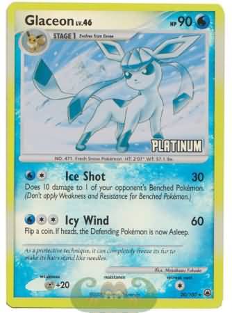 Glaceon (20/100) [Burger King Promos: 2009 Collection] | Pegasus Games WI