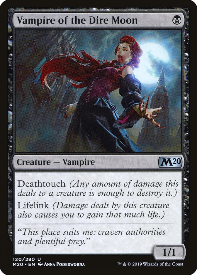 Vampire of the Dire Moon [Core Set 2020] | Pegasus Games WI