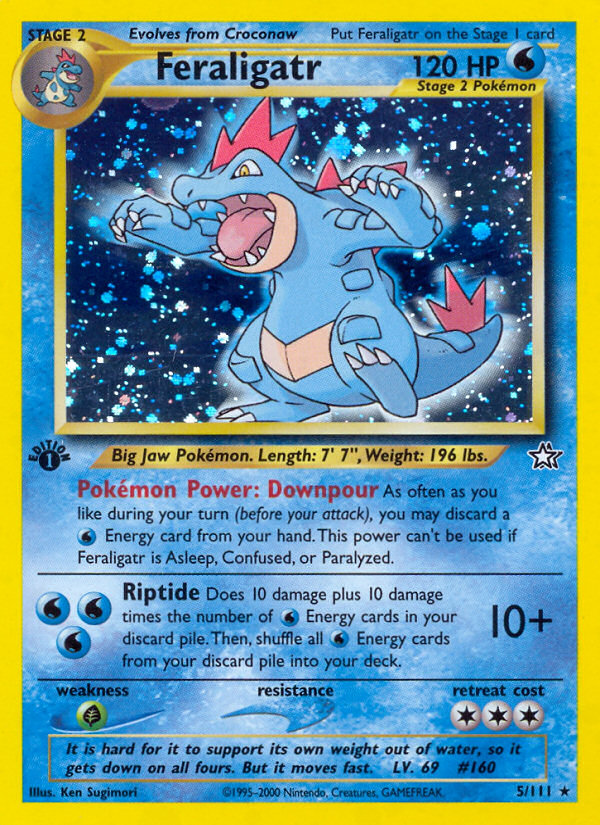 Feraligatr (5/111) [Neo Genesis 1st Edition] | Pegasus Games WI
