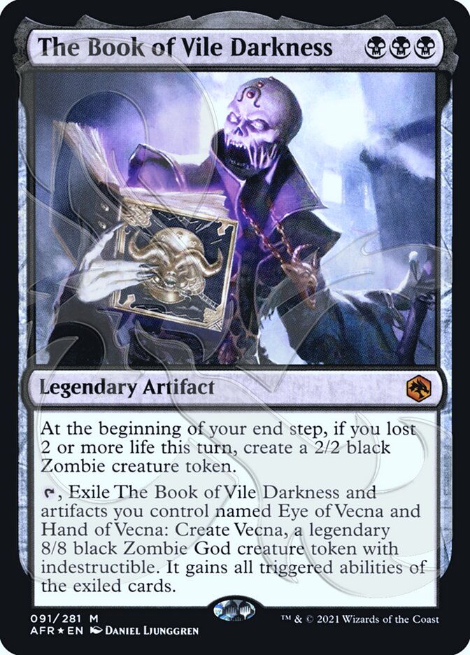 The Book of Vile Darkness (Ampersand Promo) [Dungeons & Dragons: Adventures in the Forgotten Realms Promos] | Pegasus Games WI
