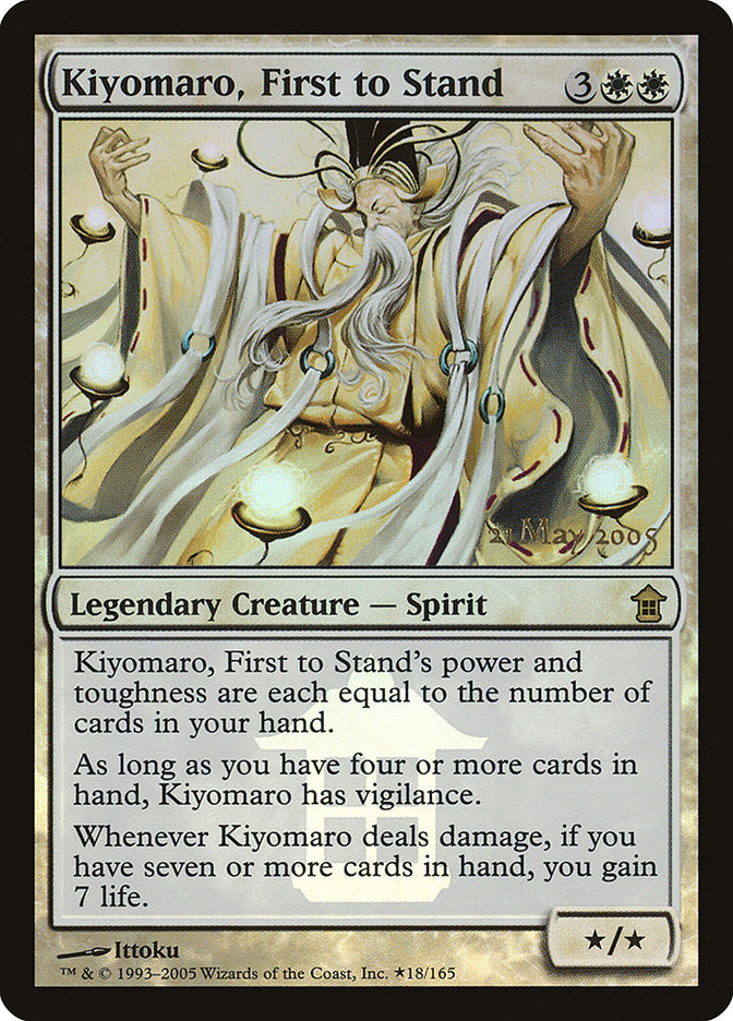 Kiyomaro, First to Stand [Saviors of Kamigawa Promos] | Pegasus Games WI