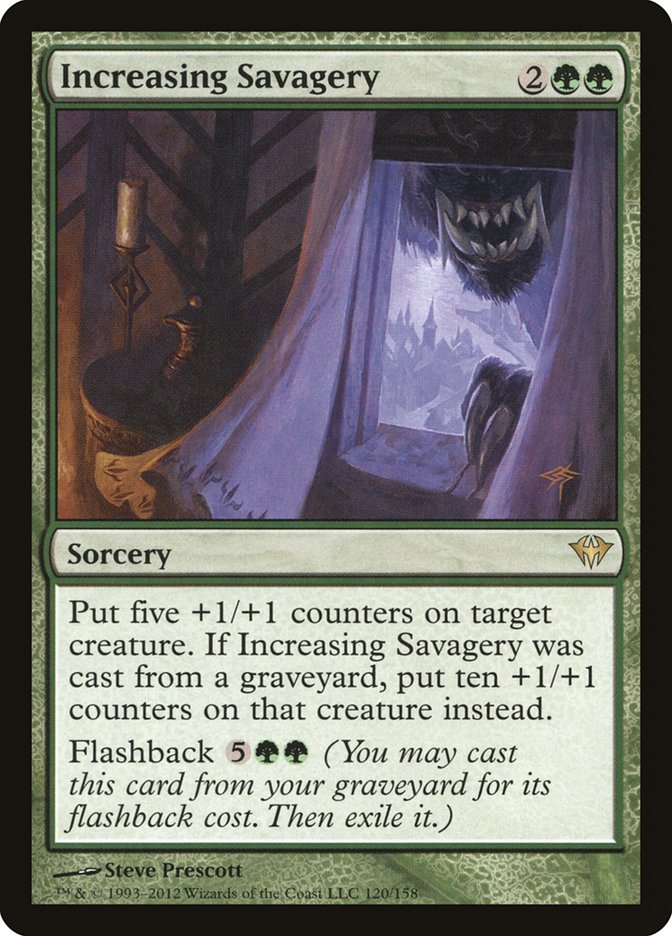 Increasing Savagery [Dark Ascension] | Pegasus Games WI