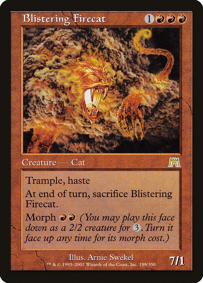 Blistering Firecat [Onslaught] | Pegasus Games WI