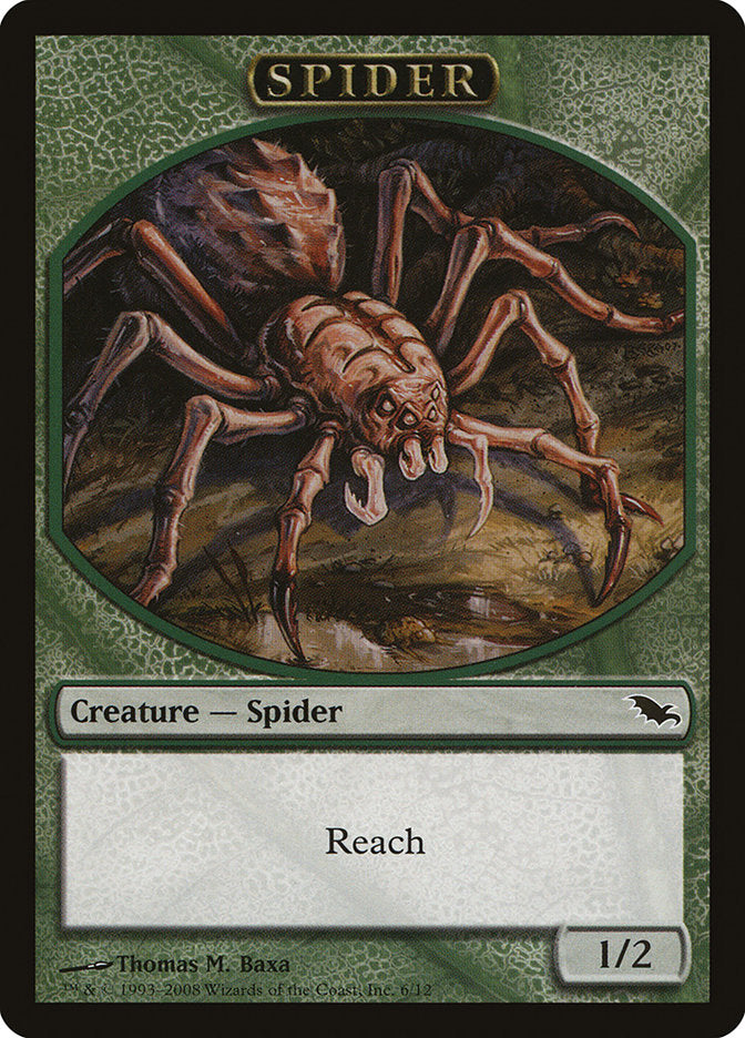 Spider Token [Shadowmoor Tokens] | Pegasus Games WI