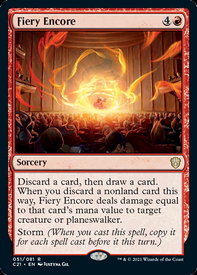 Fiery Encore [Commander 2021] | Pegasus Games WI