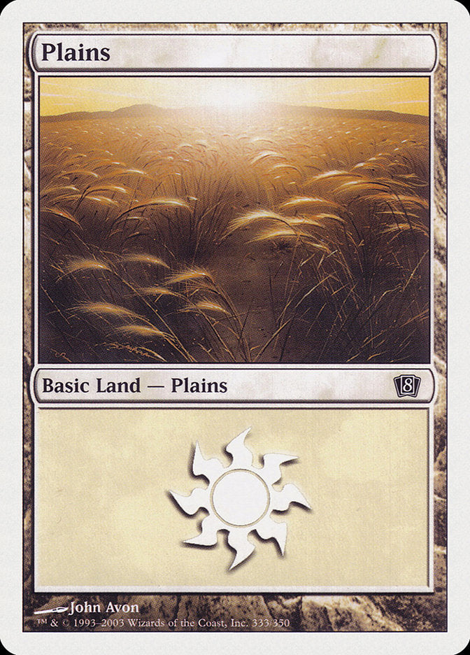 Plains (333) [Eighth Edition] | Pegasus Games WI