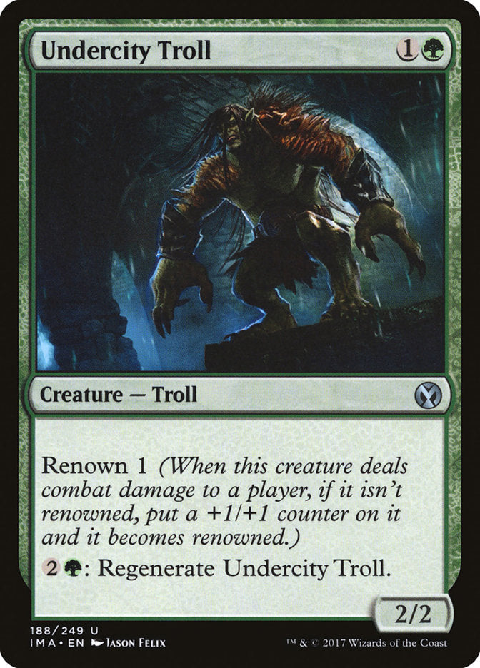 Undercity Troll [Iconic Masters] | Pegasus Games WI