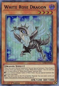 White Rose Dragon (Green) [LDS2-EN109] Ultra Rare | Pegasus Games WI