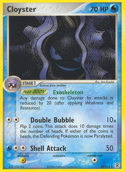 Cloyster (20/112) [EX: FireRed & LeafGreen] | Pegasus Games WI