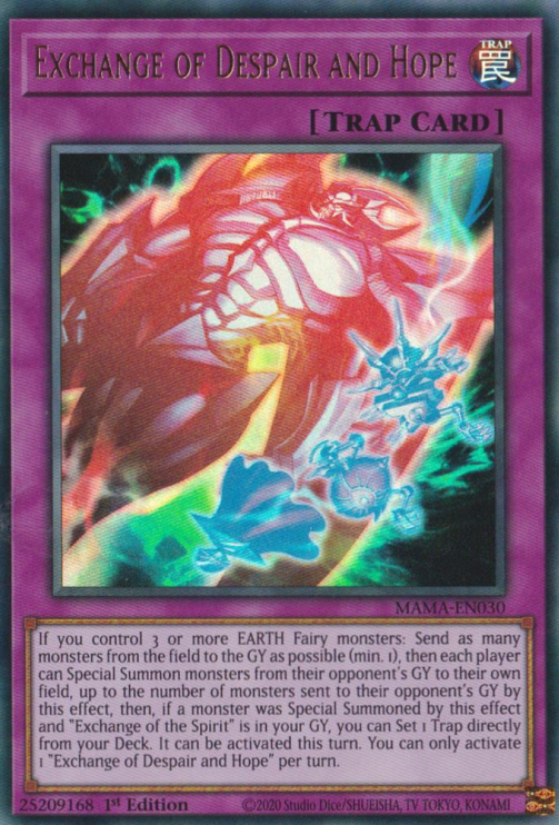 Exchange of Despair and Hope [MAMA-EN030] Ultra Rare | Pegasus Games WI