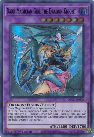 Dark Magician Girl the Dragon Knight (Alternate Art) [DLCS-EN006] Ultra Rare | Pegasus Games WI