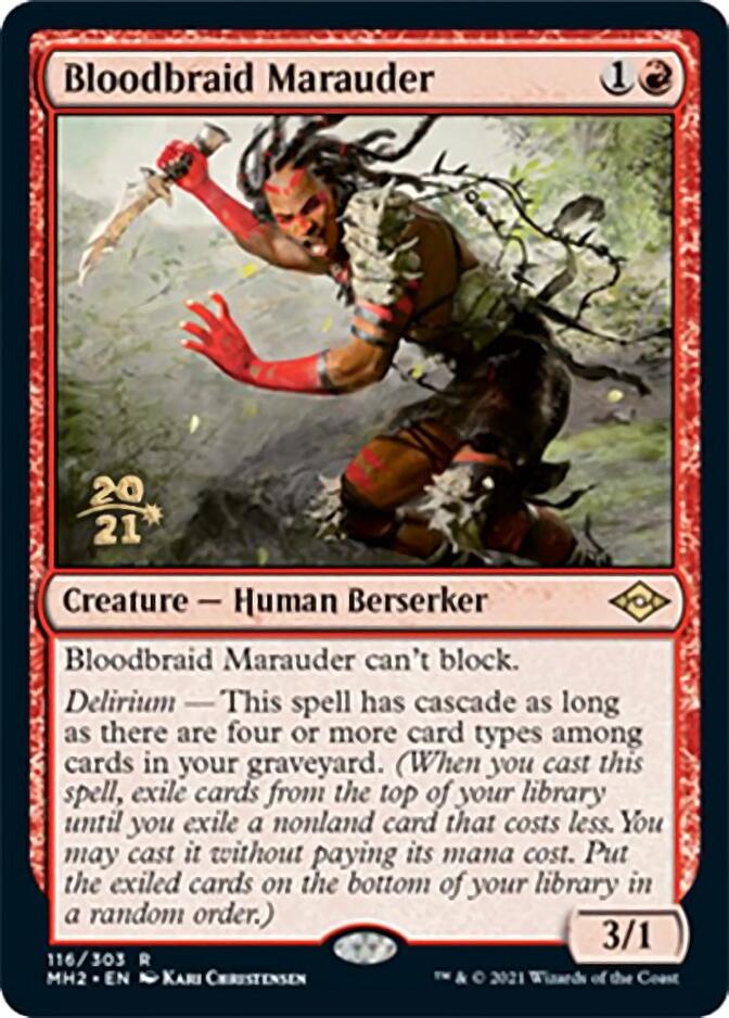 Bloodbraid Marauder [Modern Horizons 2 Prerelease Promos] | Pegasus Games WI