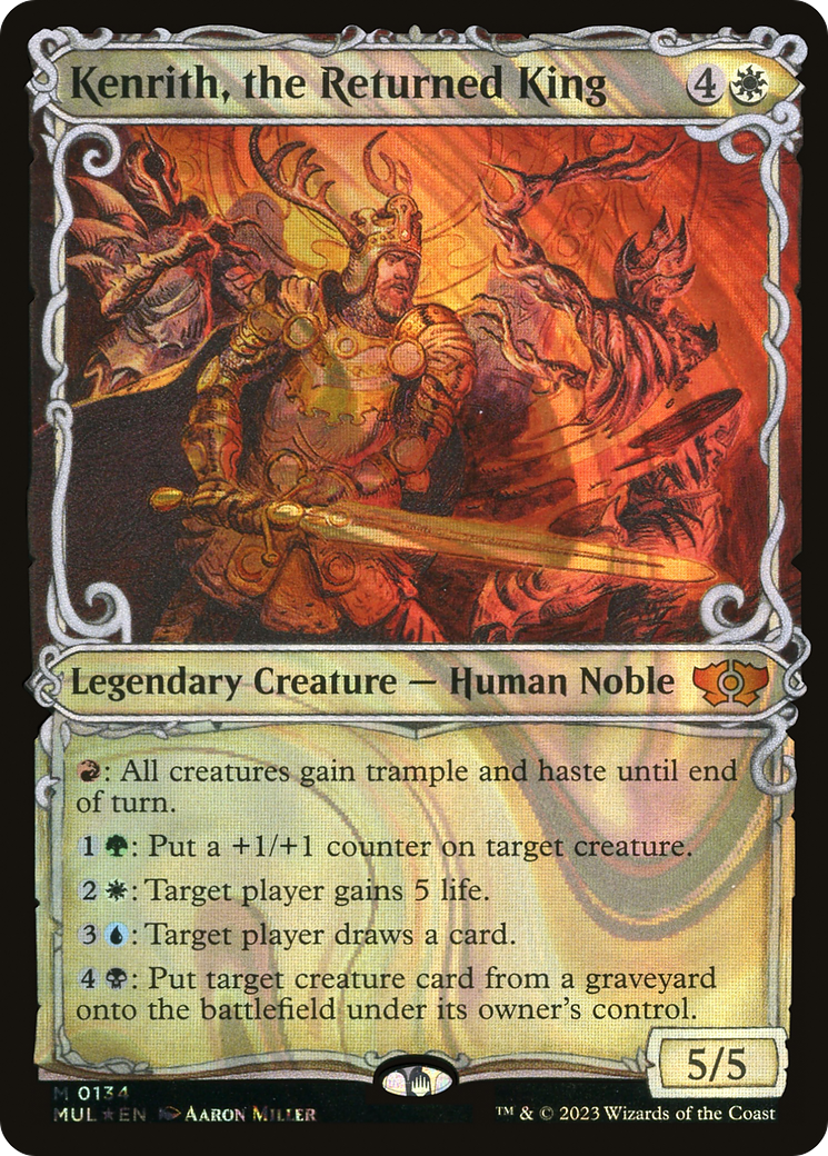 Kenrith, the Returned King (Halo Foil) [Multiverse Legends] | Pegasus Games WI