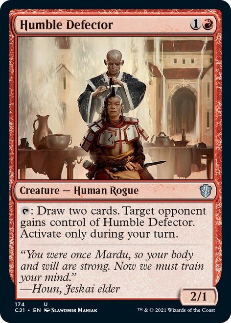 Humble Defector [Commander 2021] | Pegasus Games WI