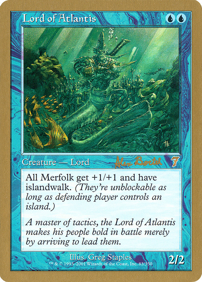 Lord of Atlantis (Alex Borteh) [World Championship Decks 2001] | Pegasus Games WI