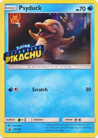 Psyduck Detective (SM199) (Pikachu Stamped) [Sun & Moon: Black Star Promos] | Pegasus Games WI